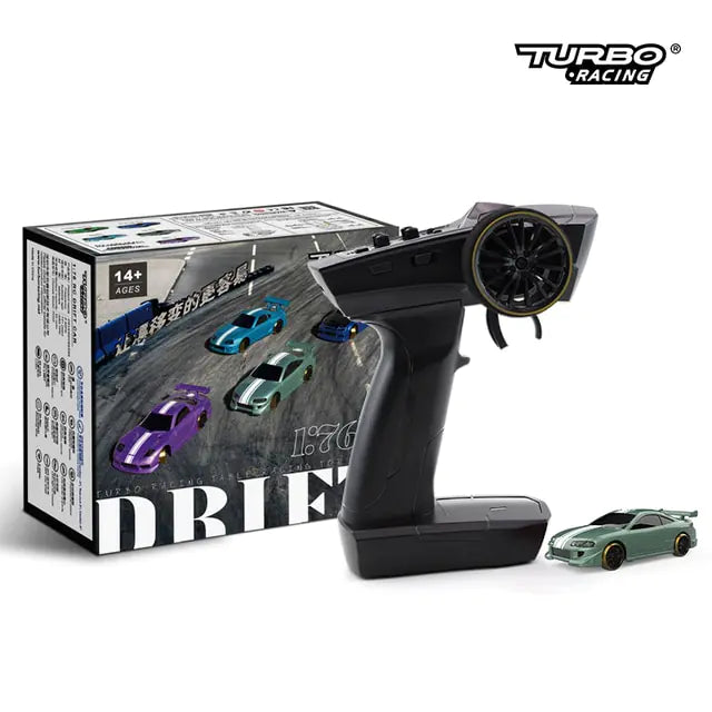 Mini RC Drift Cars - 1/76