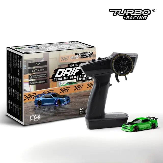 Mini RC Drift Cars - 1/76