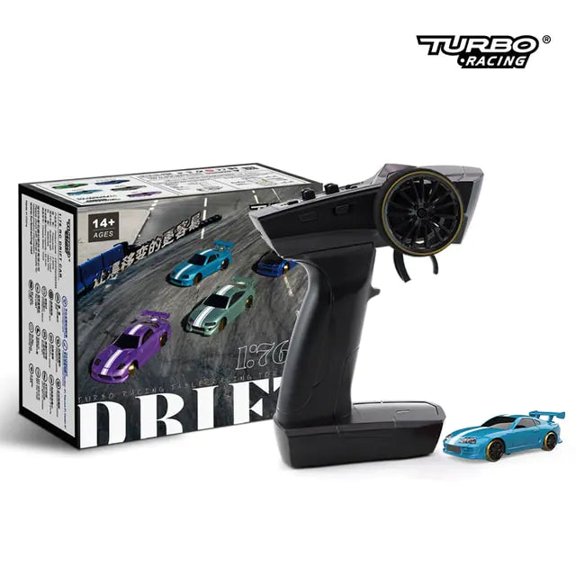 Mini RC Drift Cars - 1/76
