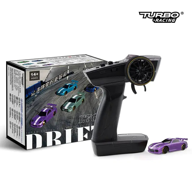 Mini RC Drift Cars - 1/76