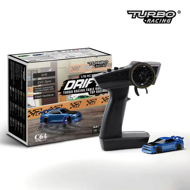Mini RC Drift Cars - 1/76